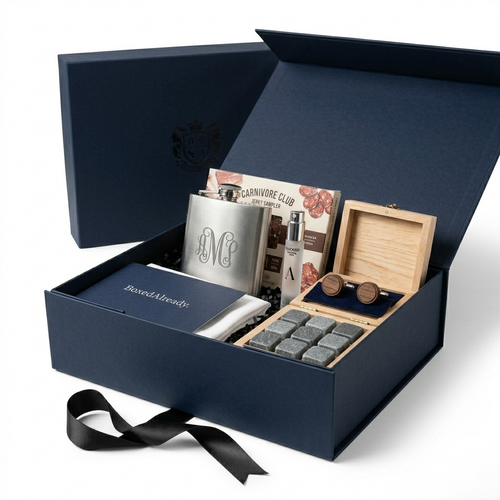 The Brotherhood Gift Box - Luxury Groomsmen Proposal & Bridal Party Set